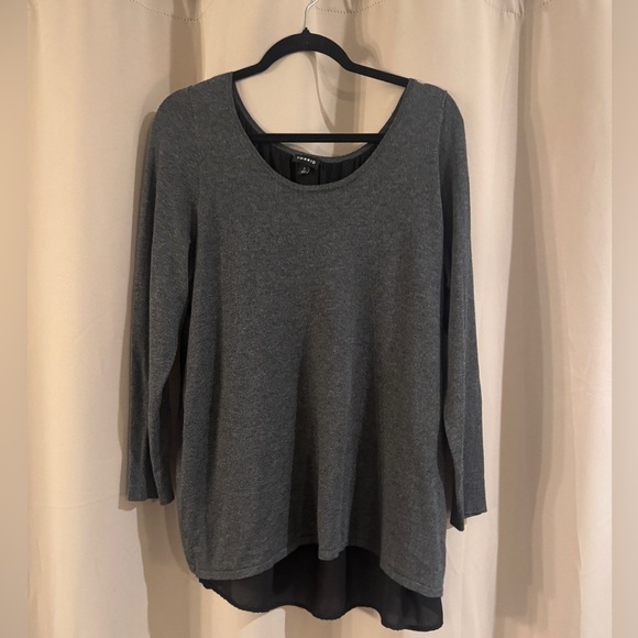 Torrid Gray and Black Women's Top - Picture 1 of 6